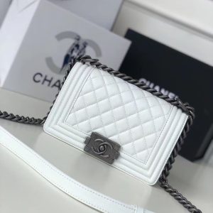 Chanel Small BOY Handbag 12x20.5x8.5cm