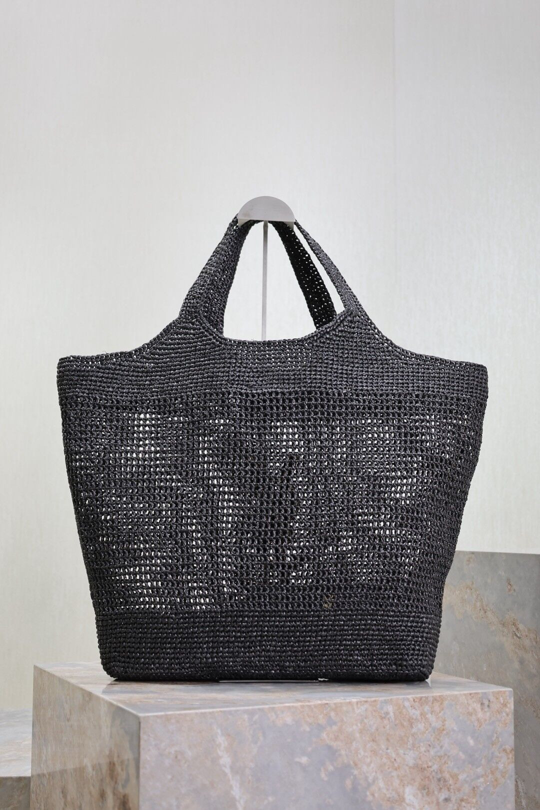 YSL ICARE IN RAFFIA 37-55x43x5cm - Image 3
