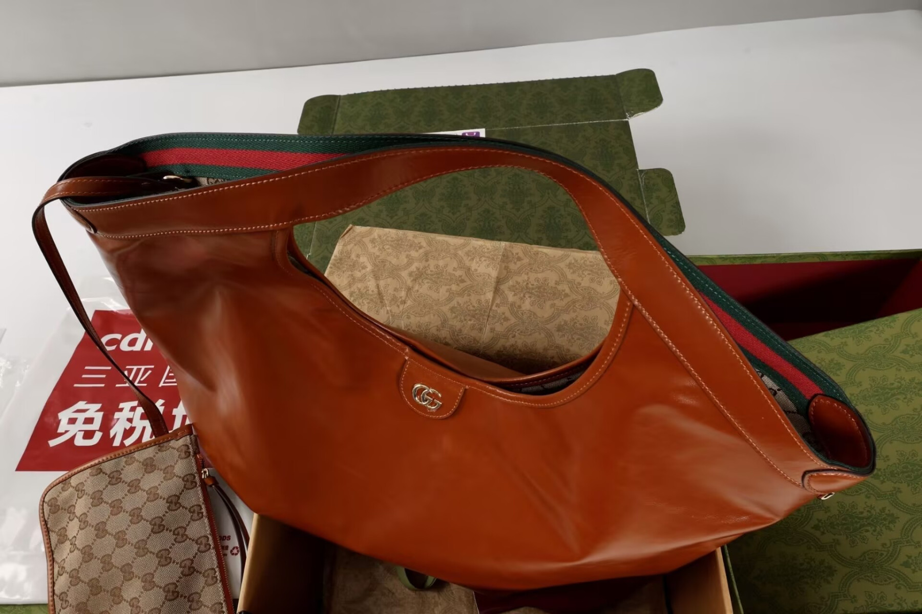 Gucci Large Giglio Shopper 42(60)x47x16cm - Image 6