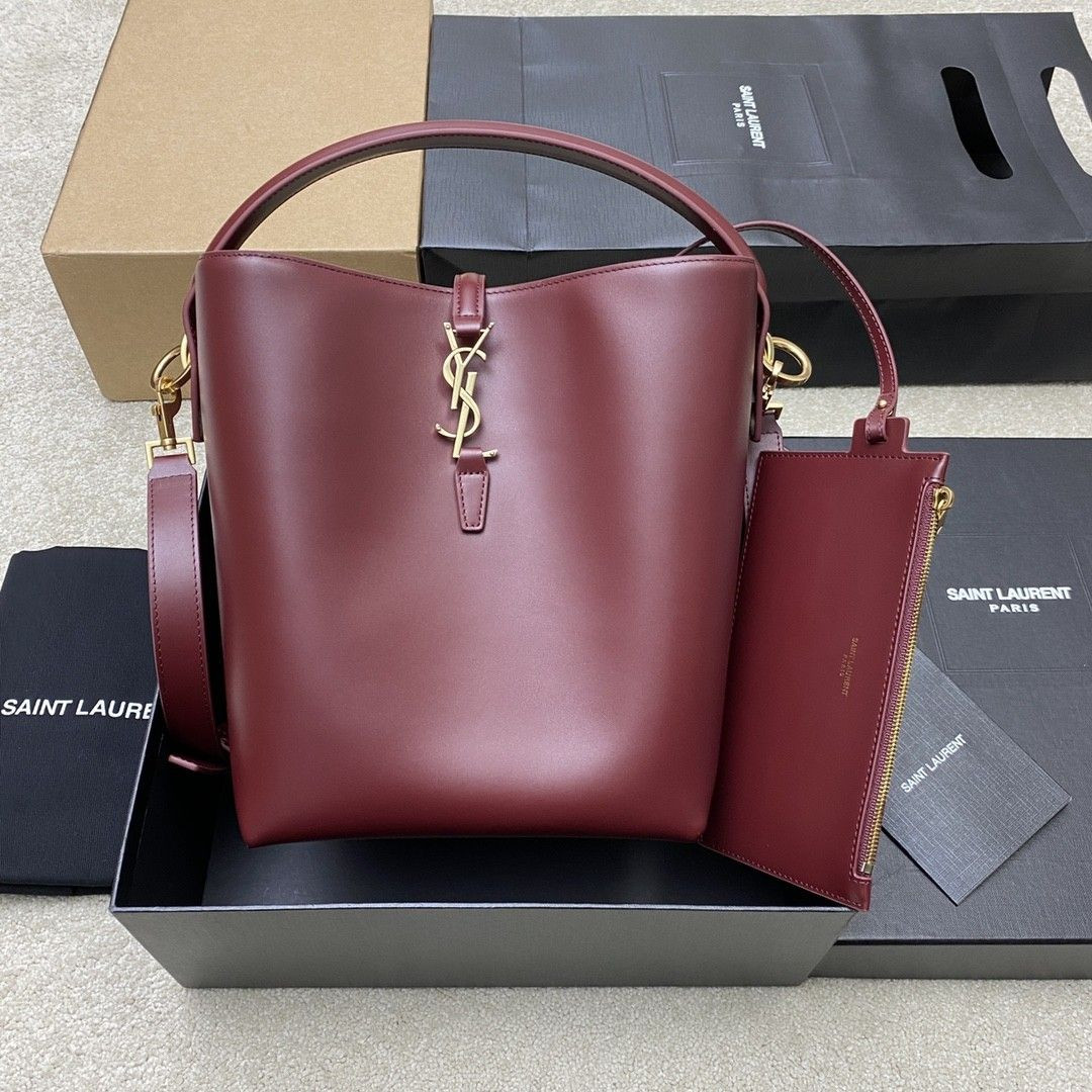 YSL LE 37 In Shiny Leather 26x20x12cm - Image 2