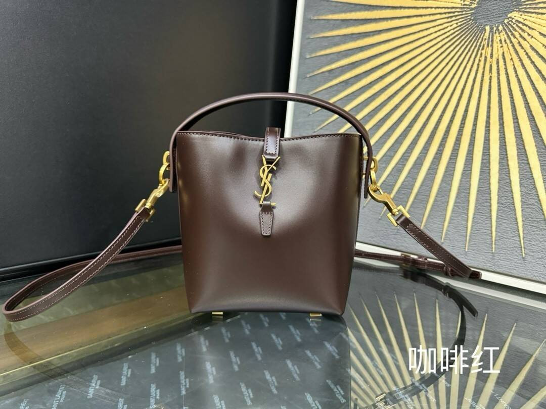 YSL LE 37 Mini (Shiny Leather) 15x13x6cm - Image 2