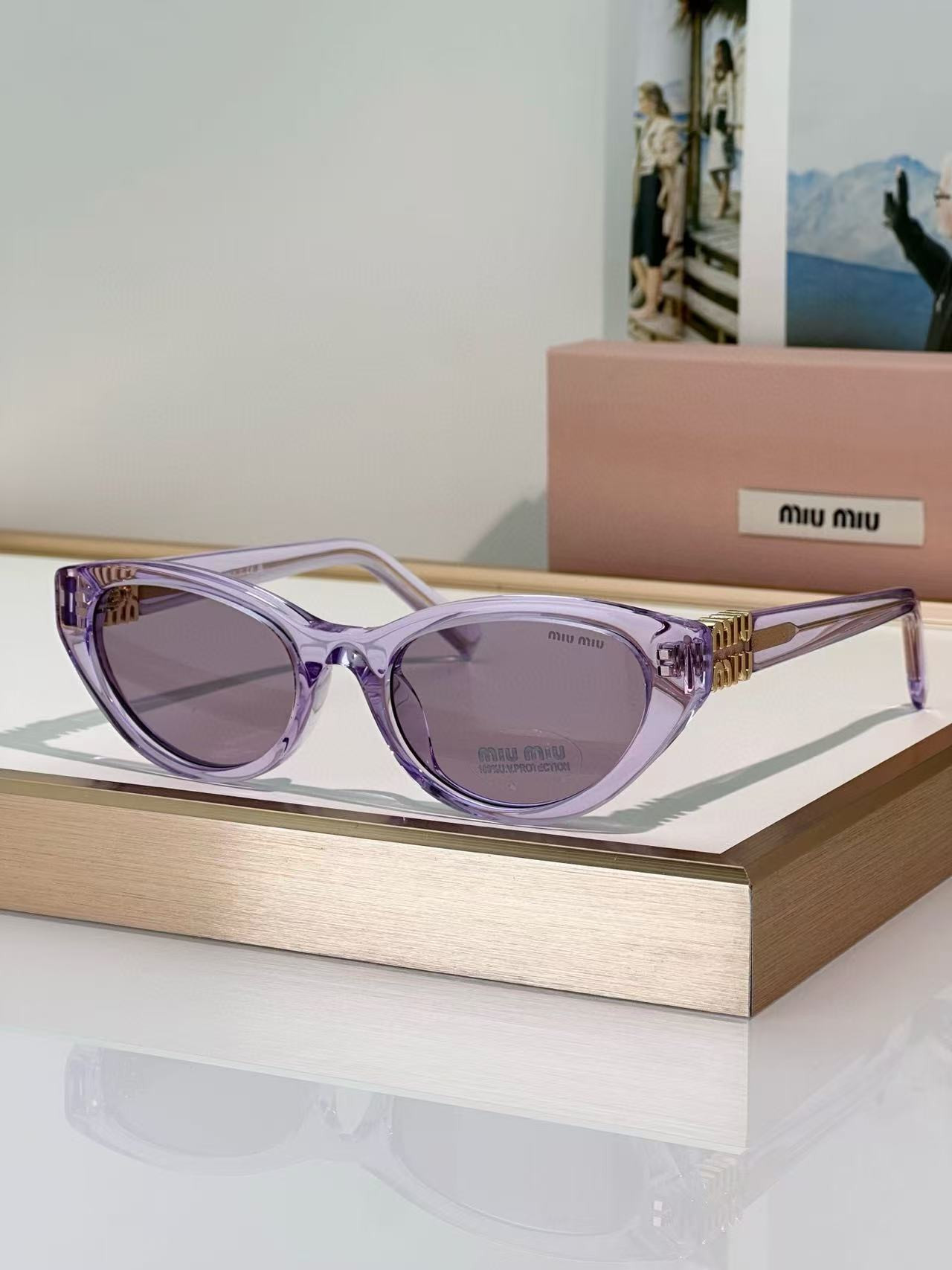Miu Miu Glasses SMUA04 54-20-140 - Image 8