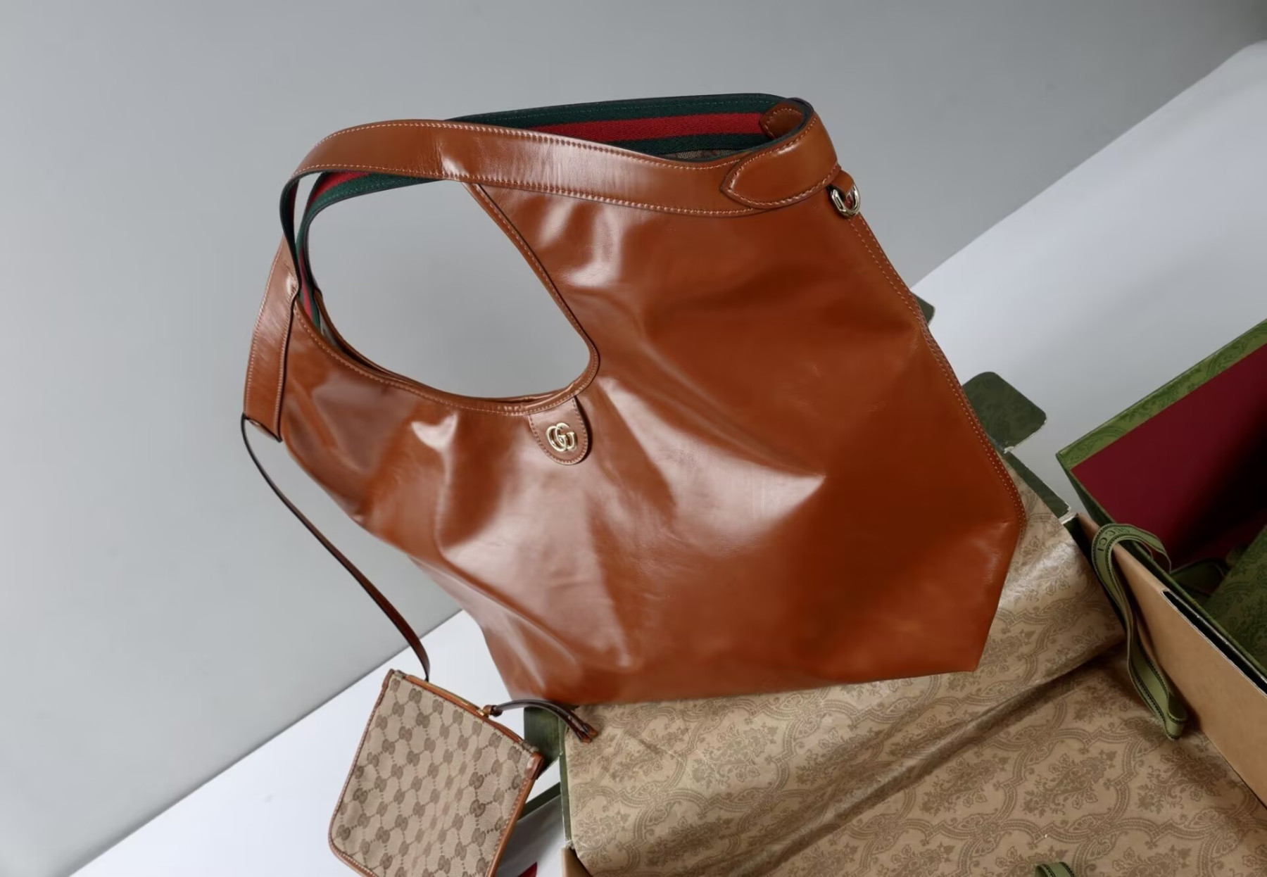 Gucci Large Giglio Shopper 42(60)x47x16cm - Image 7