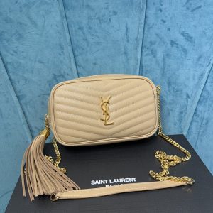 Alternative view of YSL MINI LOU IN QUILTED LEATHER 7.5 X 4.1 X 2 INCHES