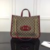 Gucci GG Unisex Gucci 1955Horsebit Large Tote Bag-Red 35x27x12cm