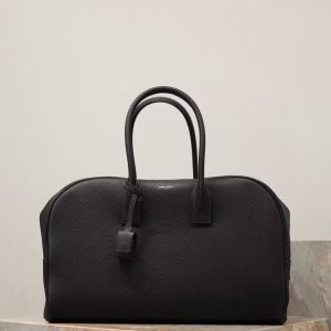 YSL SAC DE JOUR Medium Boston in Grained Leather 41x25x19-22.5cm