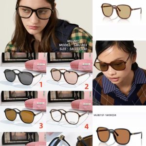 Alternative view of Miu Miu Glasses SMU B01 58-18-140