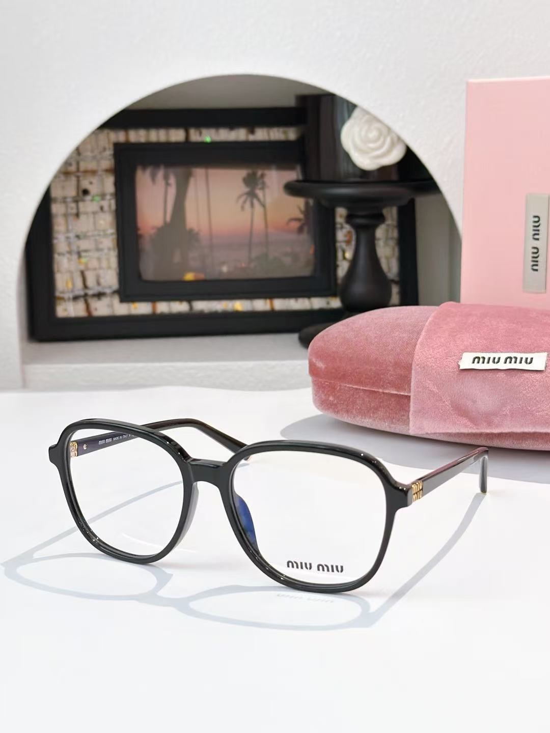 Miu Miu Glasses SMU B01 58-18-140 - Image 3