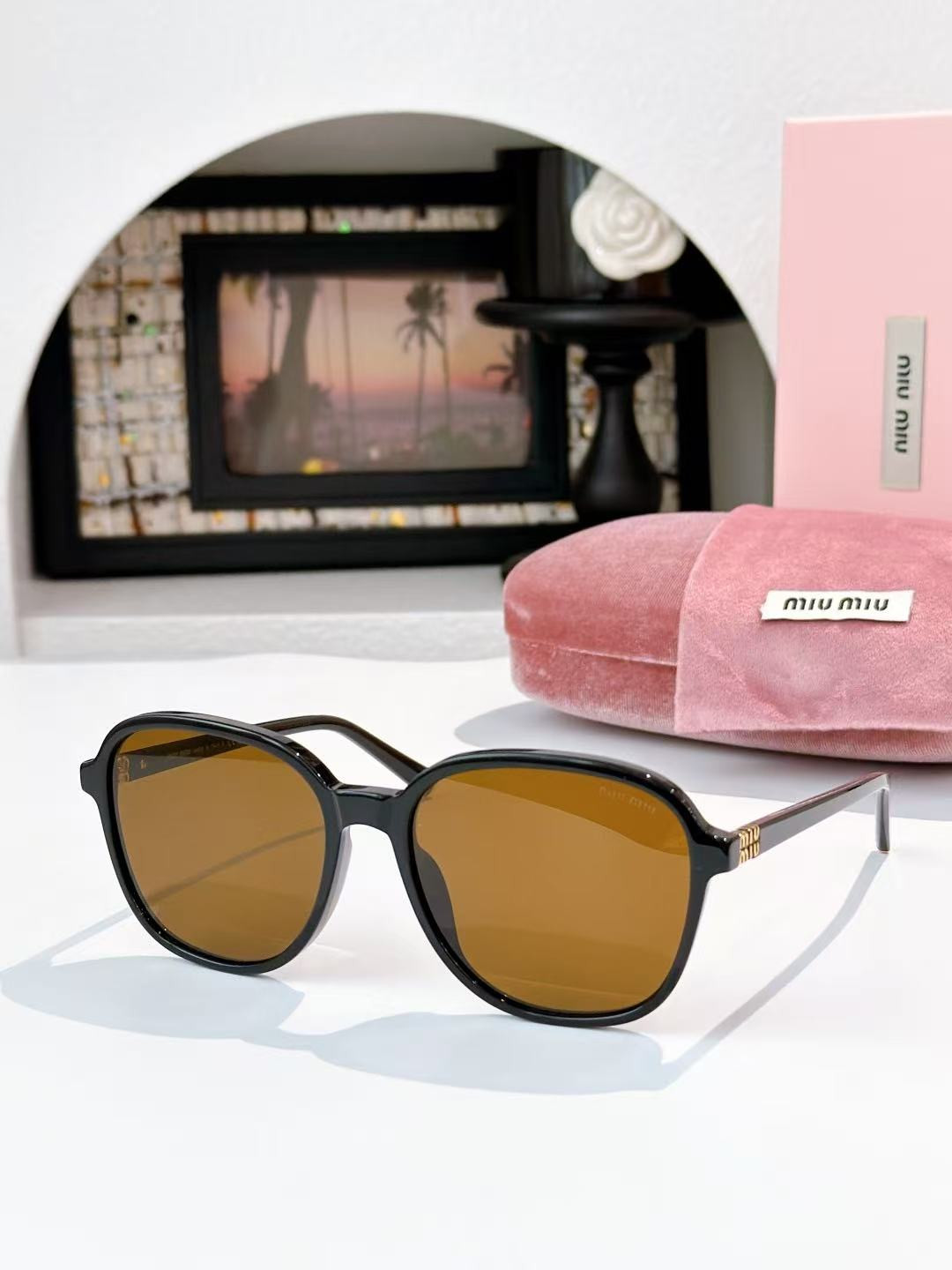 Miu Miu Glasses SMU B01 58-18-140 - Image 5