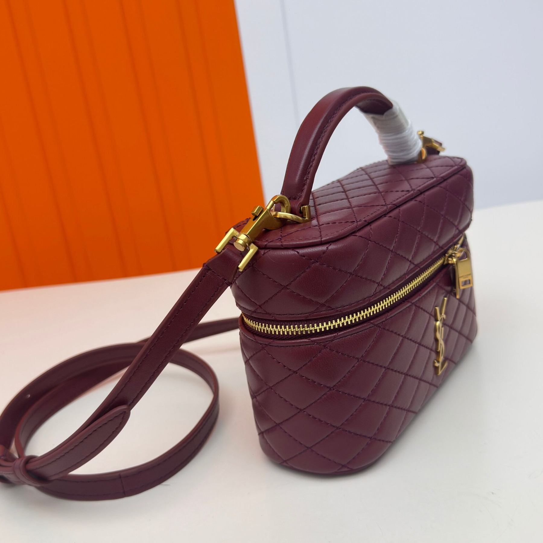 YSL GABY VANITY BAG IN LAMBSKIN 18 X 11 X 6.5 CM - Image 6