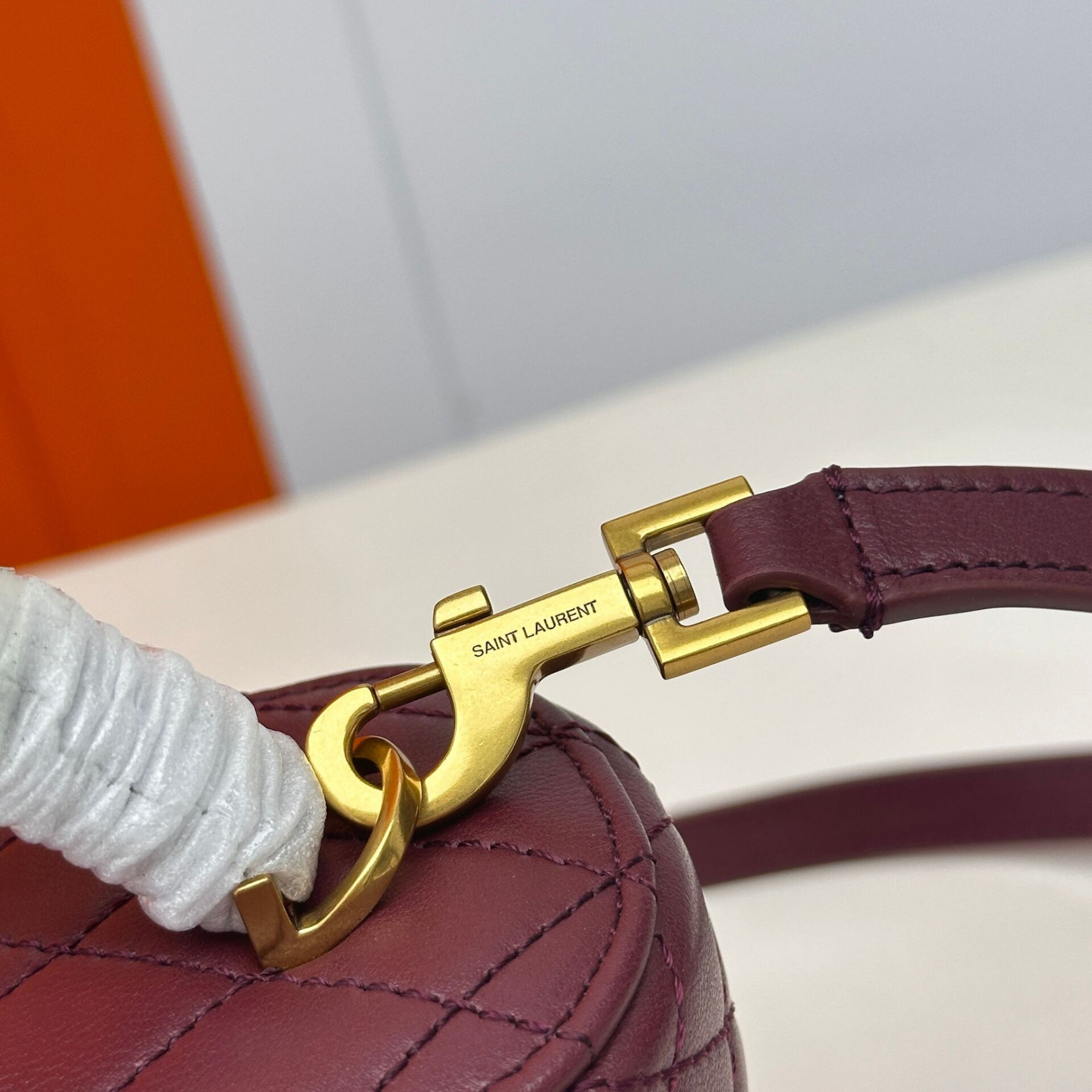 YSL GABY VANITY BAG IN LAMBSKIN 18 X 11 X 6.5 CM - Image 9