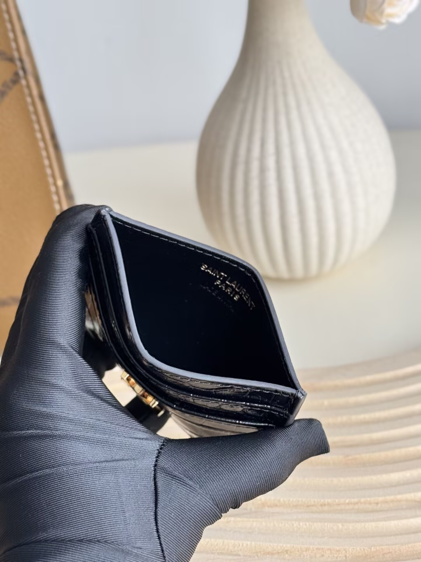 YSL Card holder 10x7.5x0.5cm - Image 9