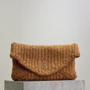 Alternative view of YSL CASSANDRE Large Envelope Pouch in Rope 29.5x18x4.5cm