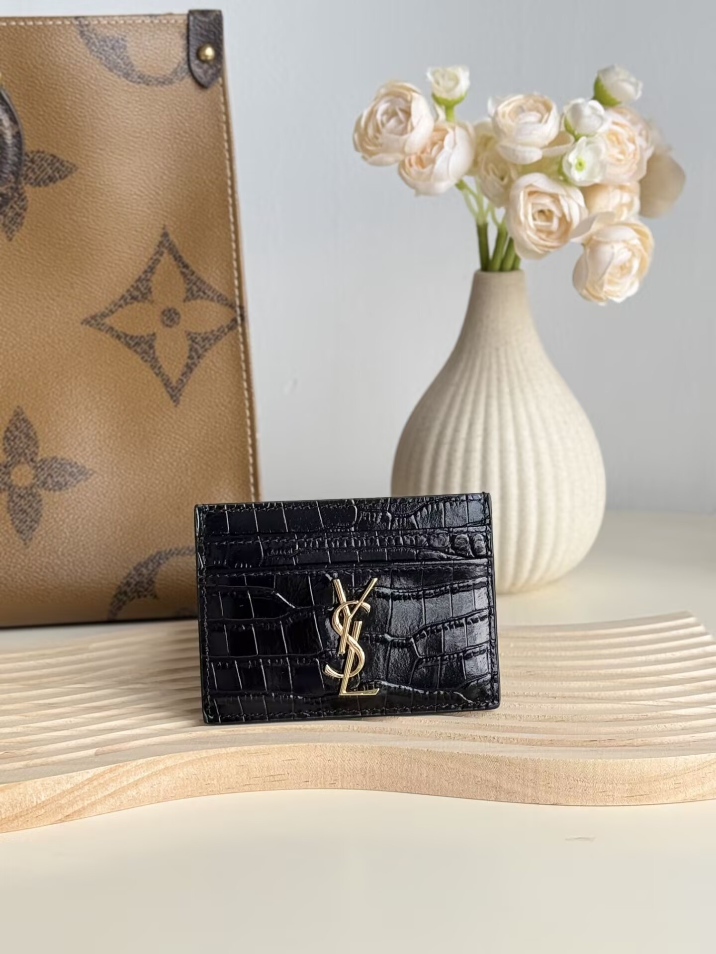 YSL Card holder 10x7.5x0.5cm - Image 2