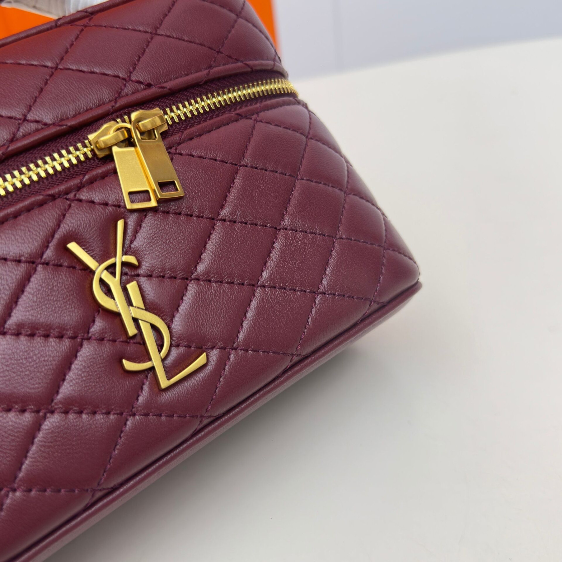 YSL GABY VANITY BAG IN LAMBSKIN 18 X 11 X 6.5 CM - Image 8