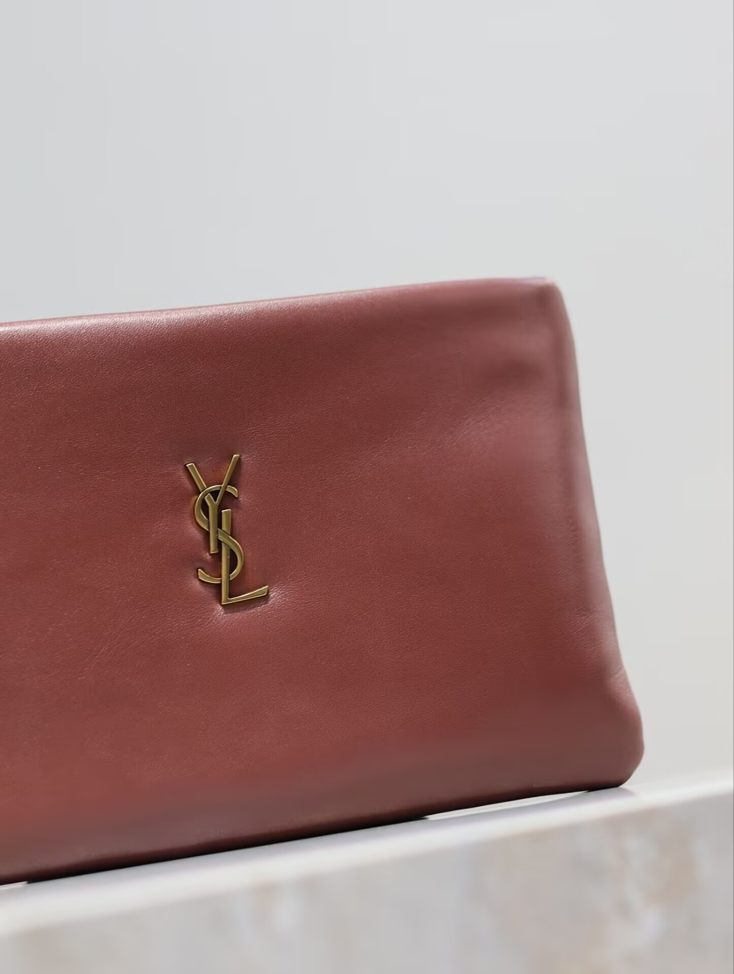 YSL CALYPSO small pouch in lambskin 23x16x3cm - Image 8
