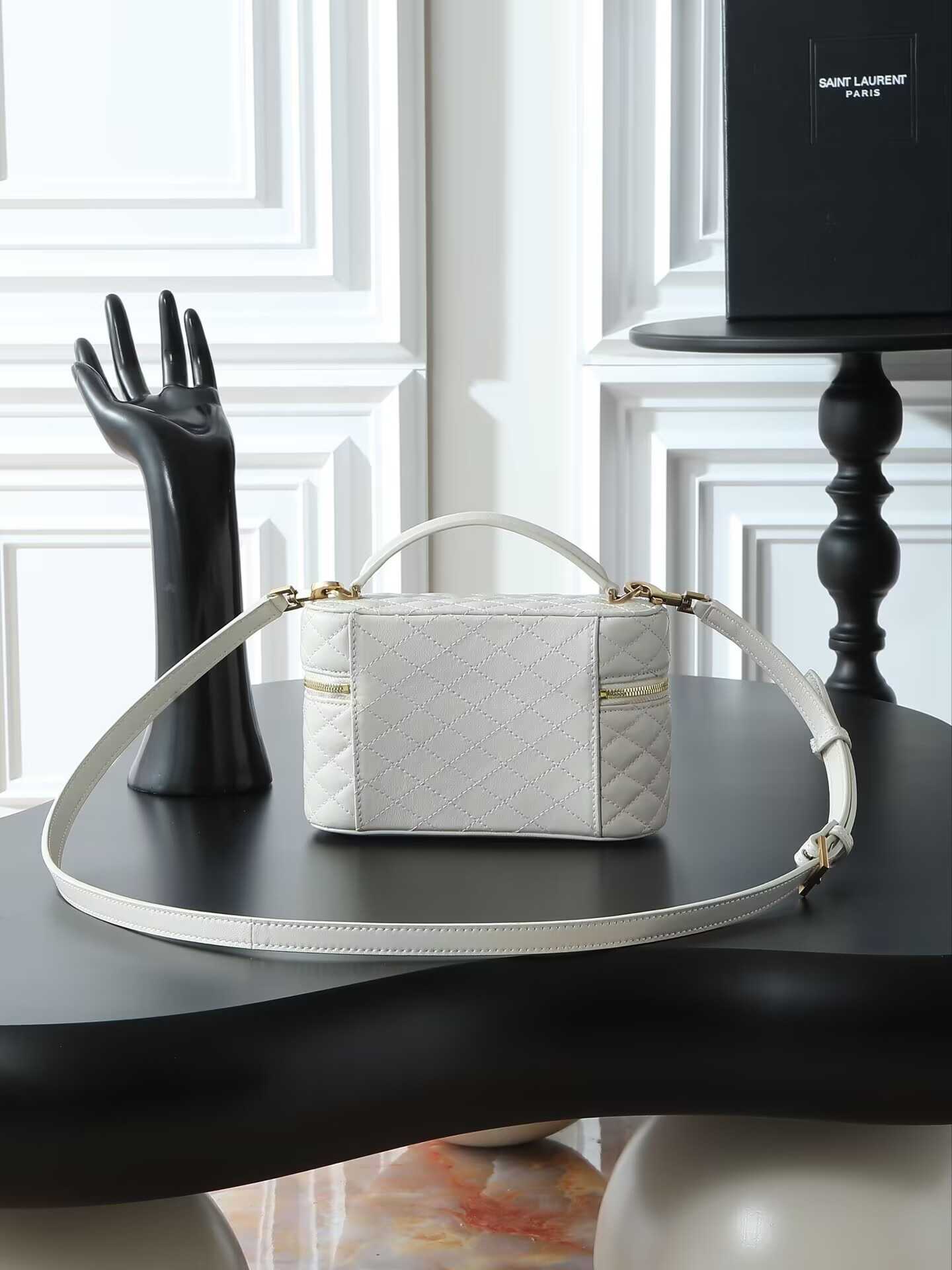 YSL GABY VANITY BAG IN LAMBSKIN 18 X 11 X 6.5 CM - Image 3