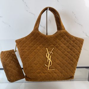 Alternative view of YSL ICARE MAXI SHOPPING BAG IN QUILTED LAMBSKIN 38/58x43x8cm