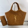 YSL ICARE MAXI SHOPPING BAG IN QUILTED LAMBSKIN 38/58x43x8cm