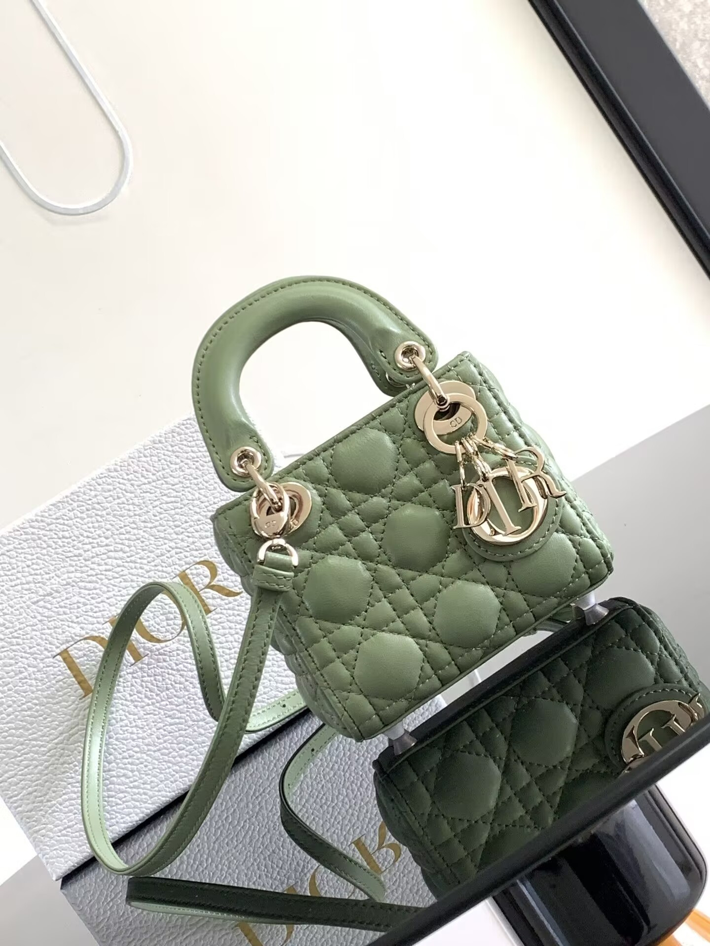 Dior Micro Lady Bag 12¡Á10.2¡Á5cm - Image 2