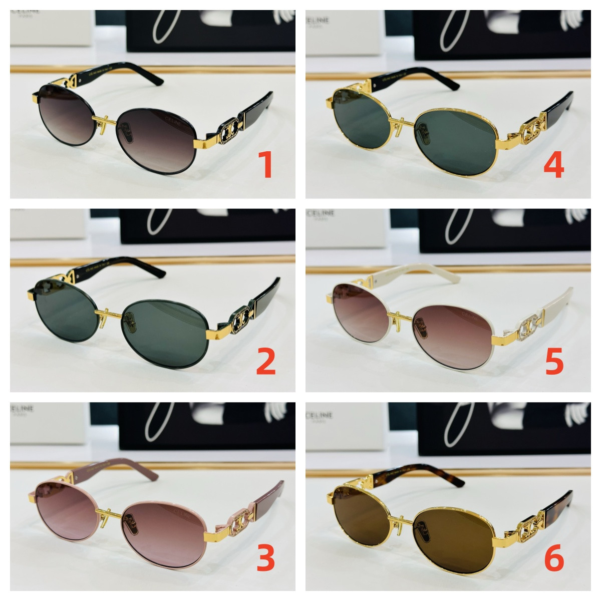 Celine Glasses CL40253 53-18-145 - Image 2