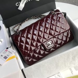 Alternative view of Chanel  Classic Flap Bag Burgundy 25cm