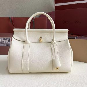 Alternative view of Loro Piana Loom Bag L32 Grained Calfskin 33 x 23 x 18 cm