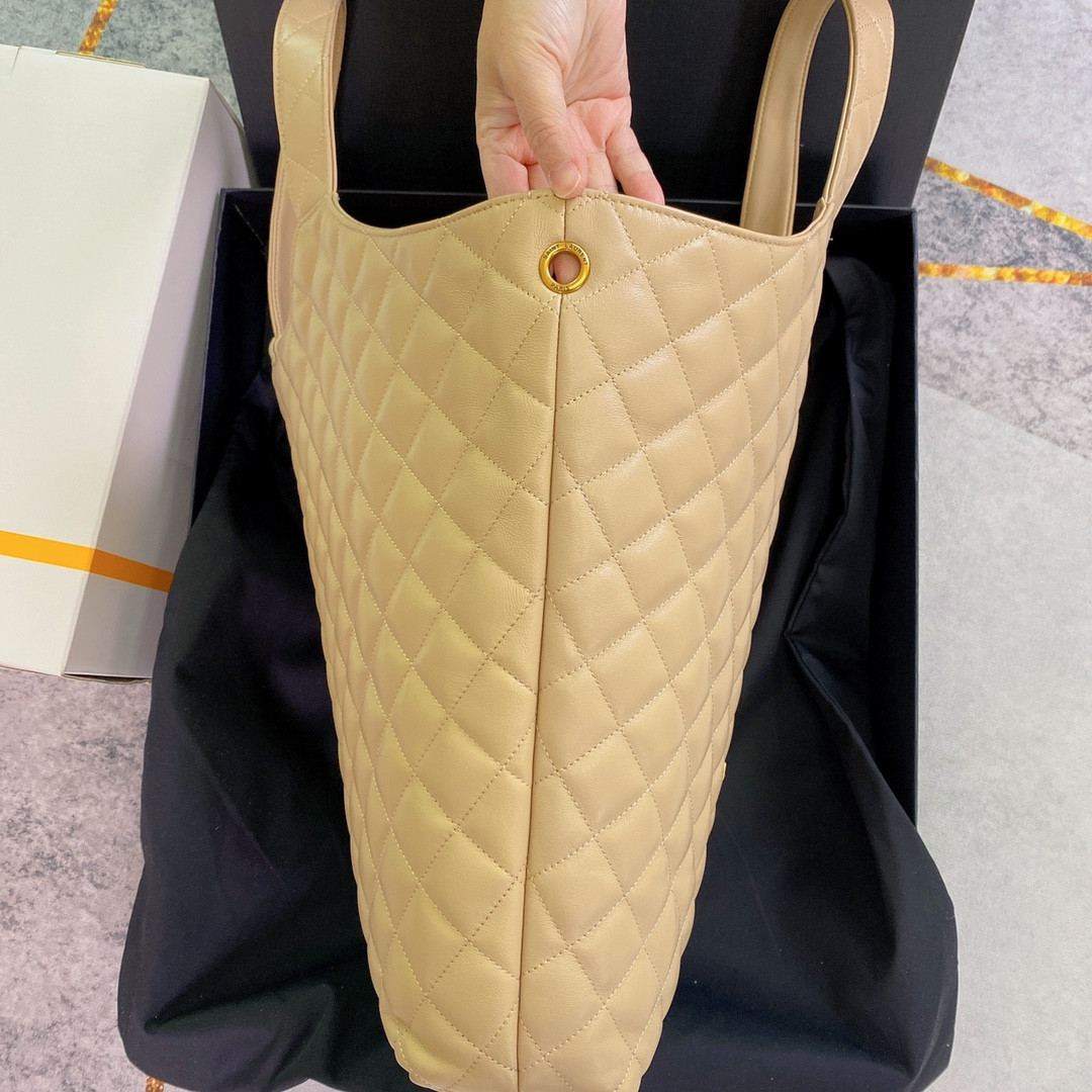 YSL ICARE MAXI SHOPPING BAG IN QUILTED LAMBSKIN - Image 6