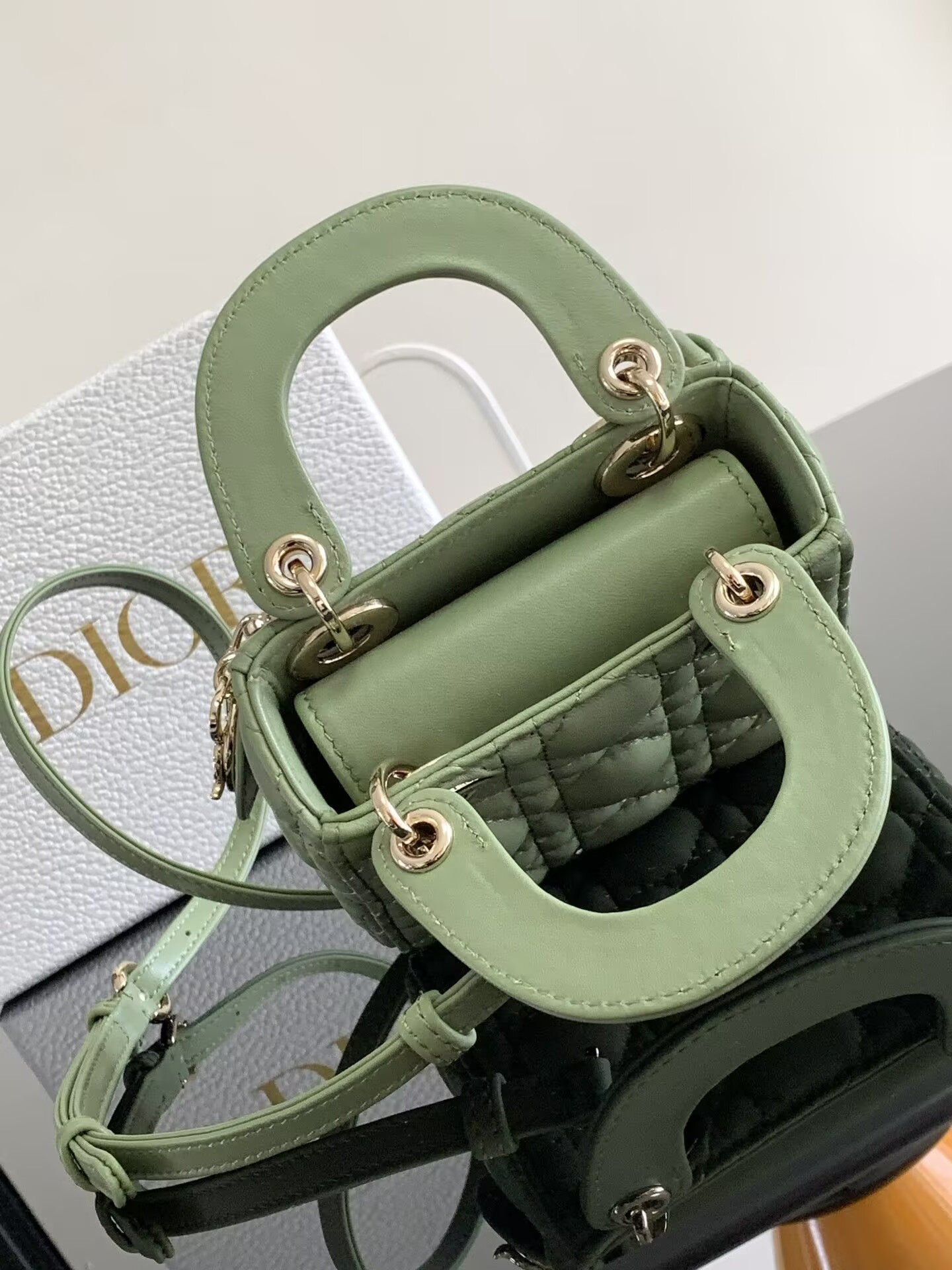 Dior Micro Lady Bag 12¡Á10.2¡Á5cm - Image 4