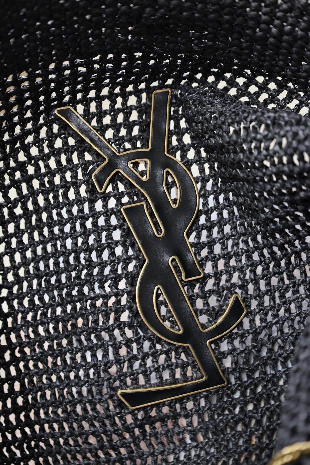YSL ICARE IN RAFFIA 37-55x43x5cm - Image 9
