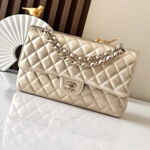 Alternative view of Chanel Classic Flap a01112 Gold 15.5×25.5×6.5cm