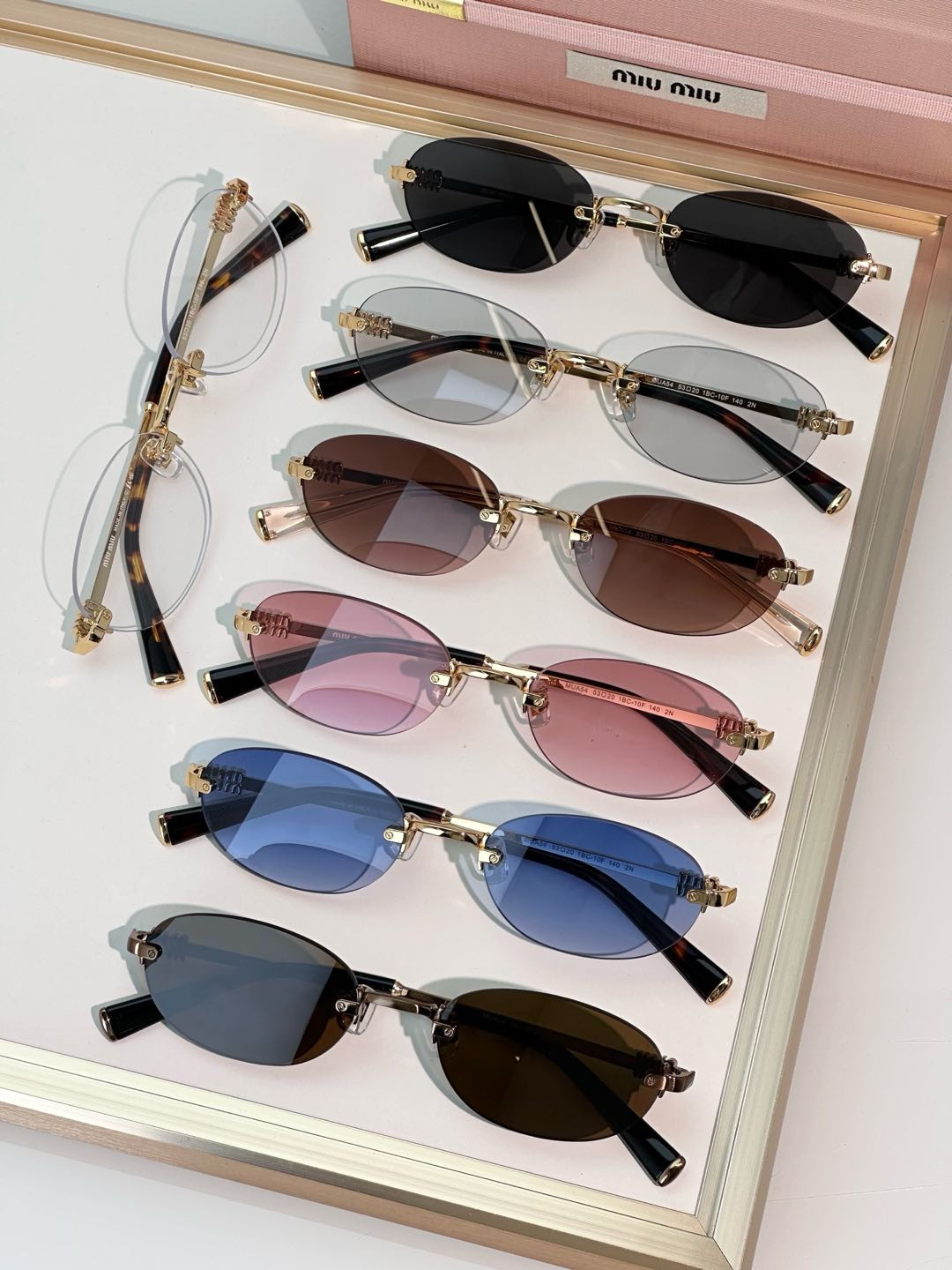 Miu Miu Glasses SMUA54 53-20-140 - Image 3
