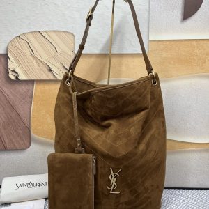 Alternative view of YSL NIKI Supple Bucket In Suede 33x16x40cm