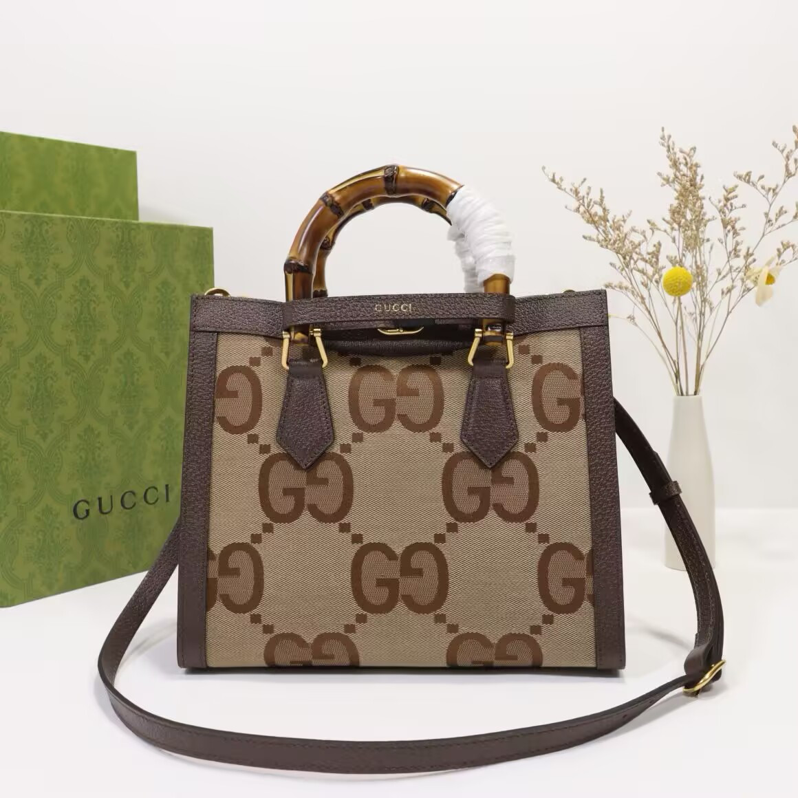 Gucci Diana Tote Bag 27x24x11cm - Image 3