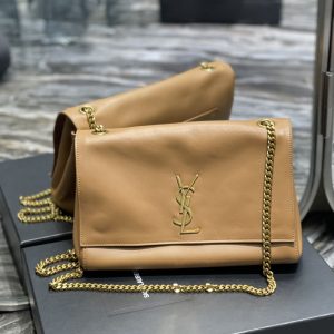 Alternative view of YSL Kate Reversible Suede and Leather Shoulder Bag 28.5x20x6cm