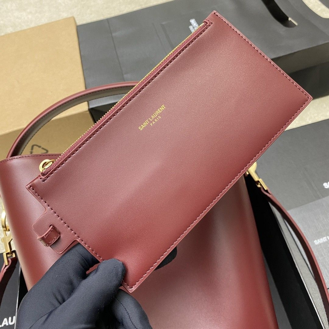YSL LE 37 In Shiny Leather 26x20x12cm - Image 10