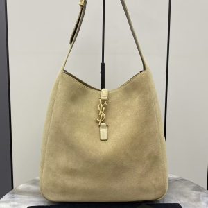 YSL LE 5 ¨¤ 7 SUPPLE LARGE IN SUEDE 30 X 31 X 13 CM