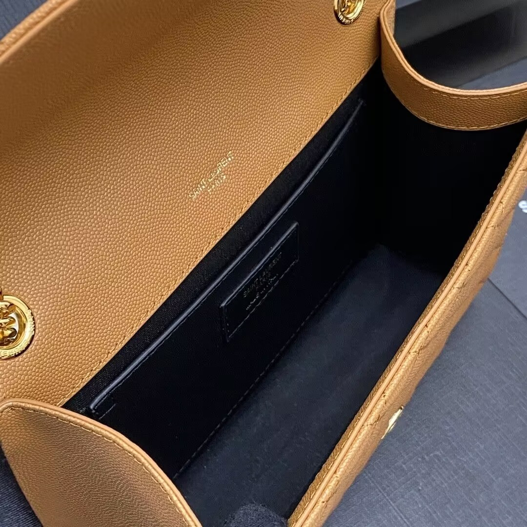 YSL ENVELOPE MEDIUM in MATELASS¨¦ lambskin 24x17.5x6cm - Image 9