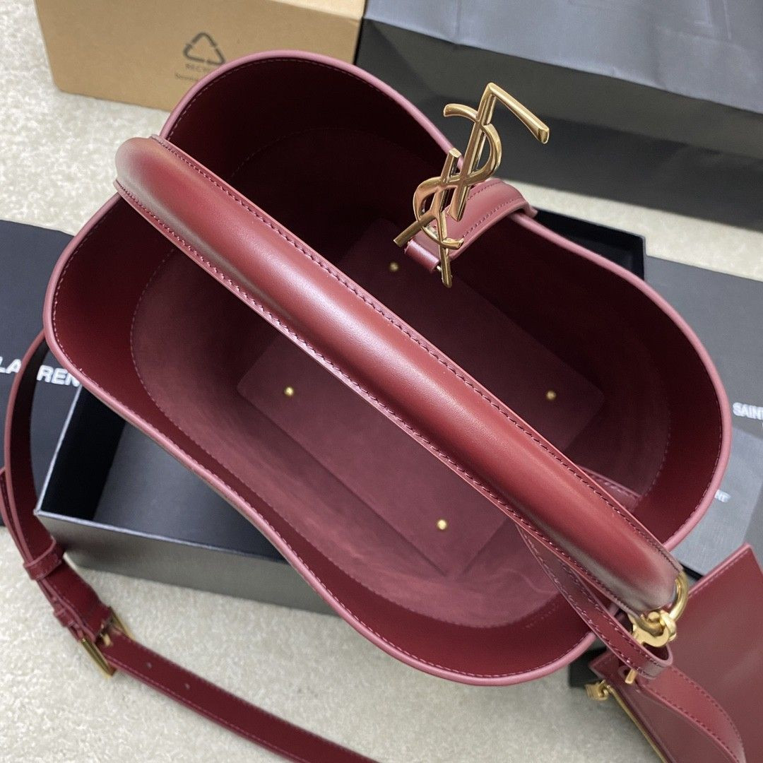 YSL LE 37 In Shiny Leather 26x20x12cm - Image 5