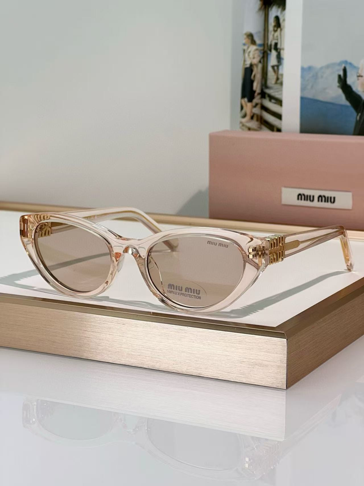 Miu Miu Glasses SMUA04 54-20-140 - Image 5