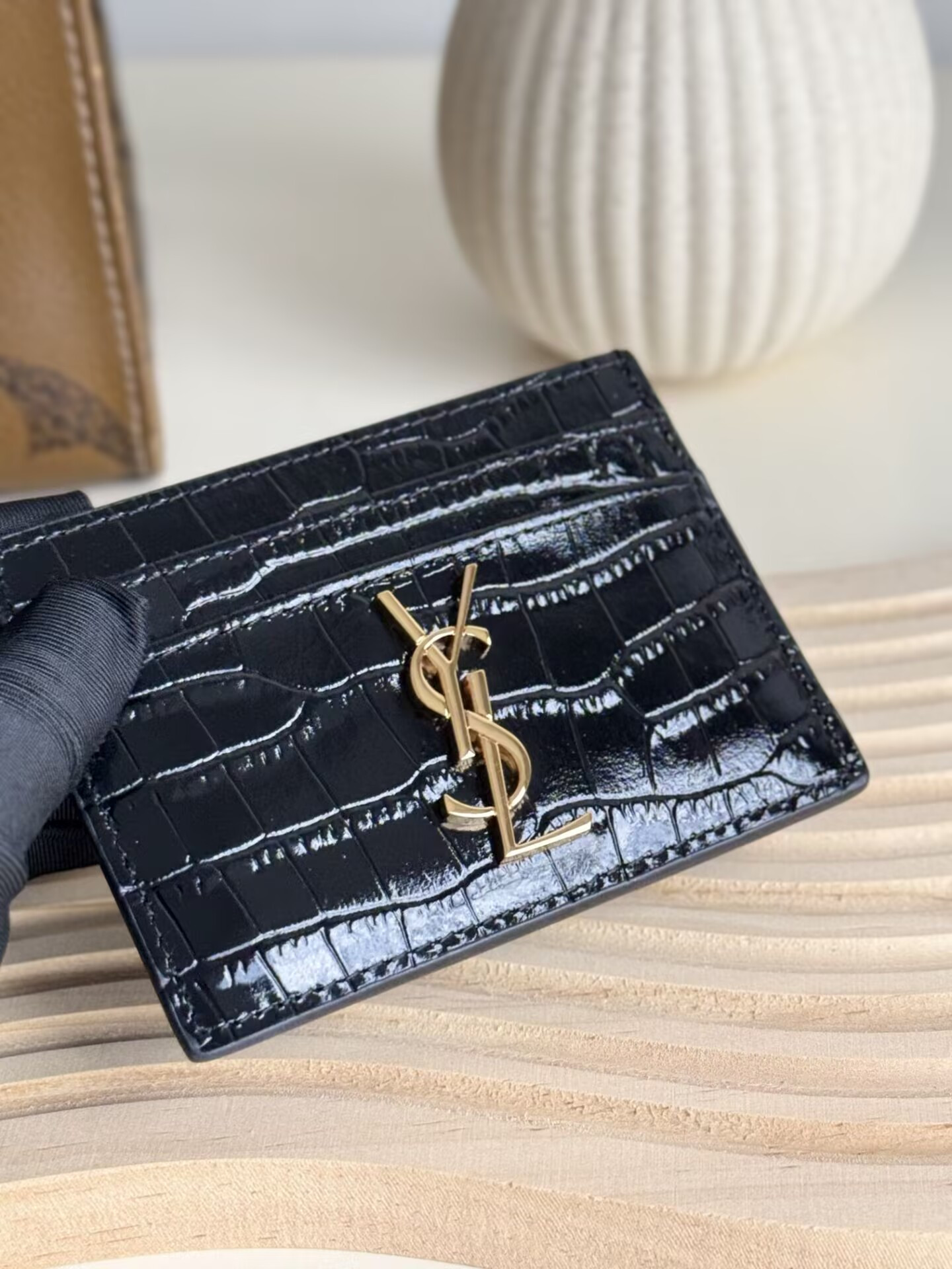 YSL Card holder 10x7.5x0.5cm - Image 6