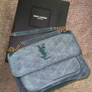Alternative view of YSL NIKI MEDIUM IN SUEDE 11 X 7.8 X 3.3 INCHES