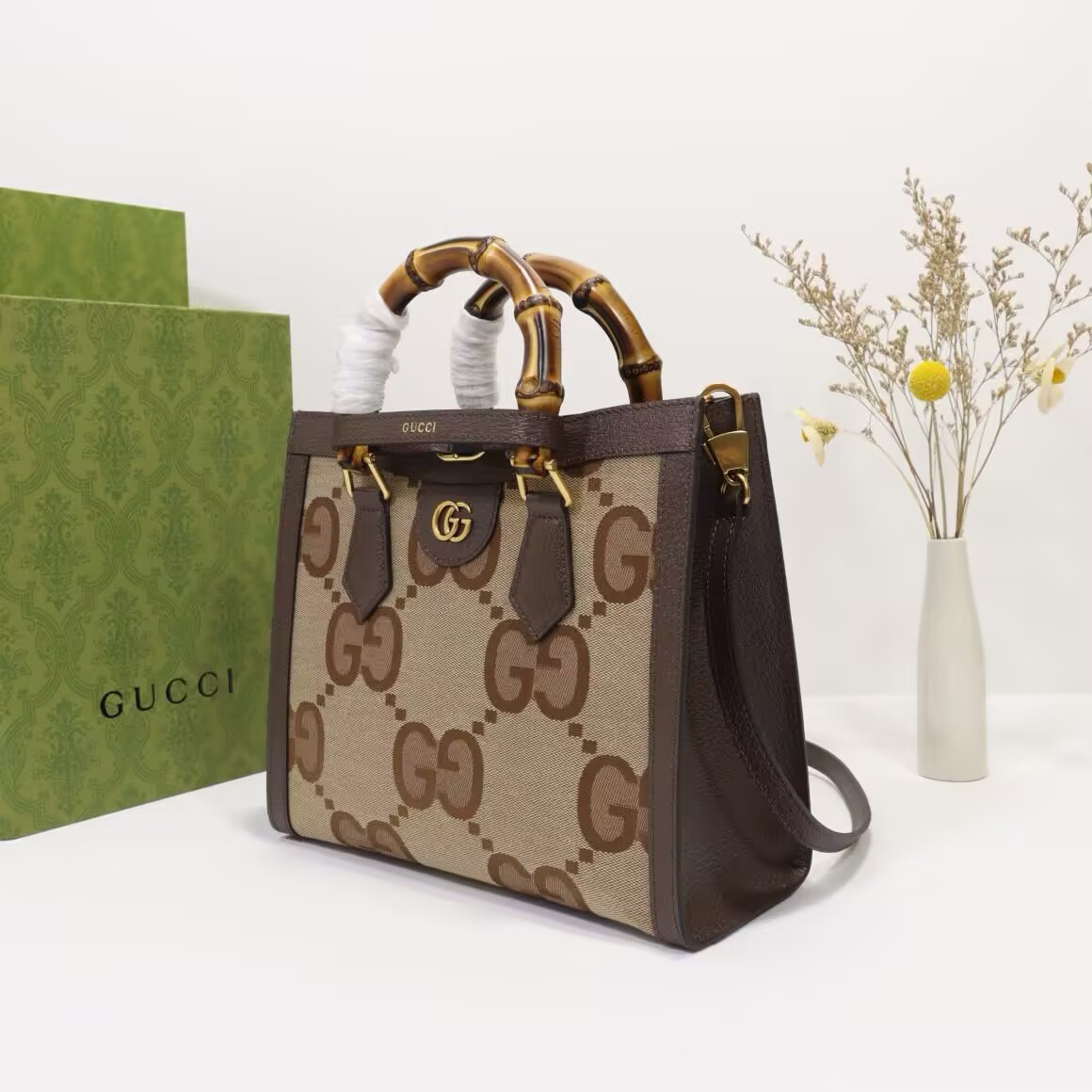 Gucci Diana Tote Bag 27x24x11cm - Image 4