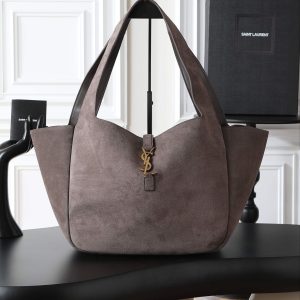 Alternative view of YSL le 5 ¨¤ 7 bea in suede 50¡Á28¡Á18cm