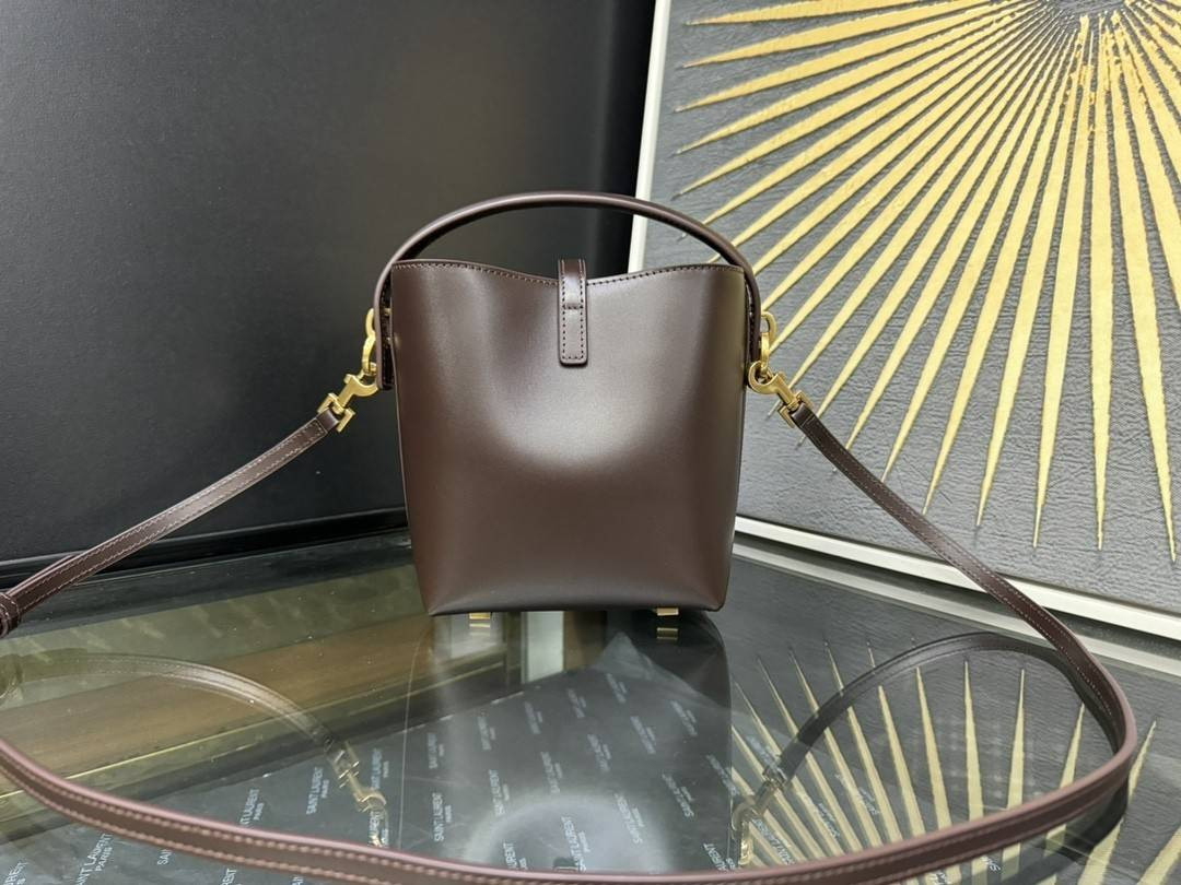 YSL LE 37 Mini (Shiny Leather) 15x13x6cm - Image 3