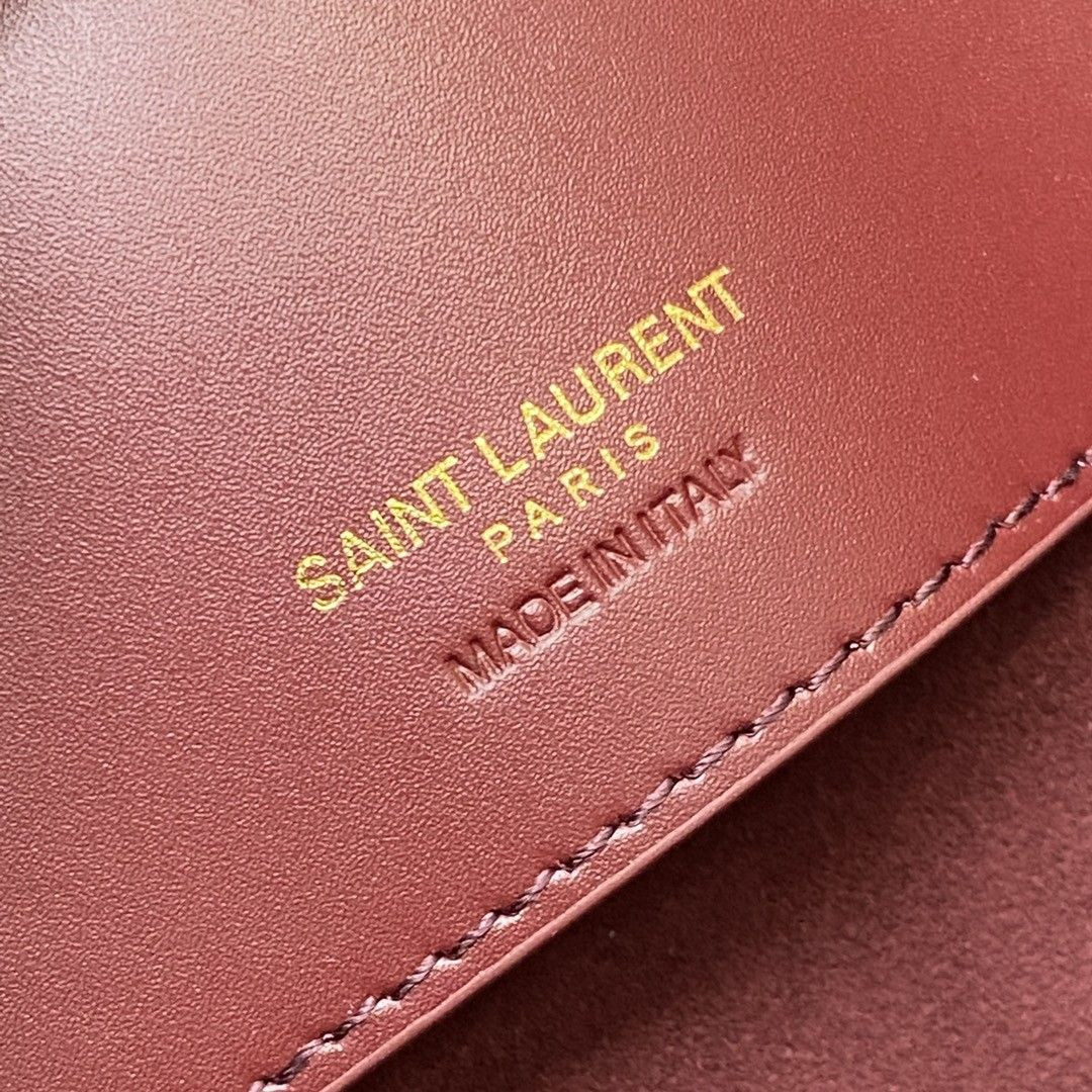 YSL LE 37 In Shiny Leather 26x20x12cm - Image 9