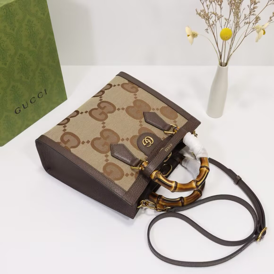 Gucci Diana Tote Bag 27x24x11cm - Image 5