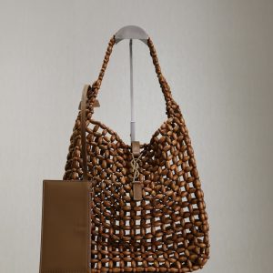 YSL LE 5 ¨¤ 7 large in wood beads 30x35x10cm