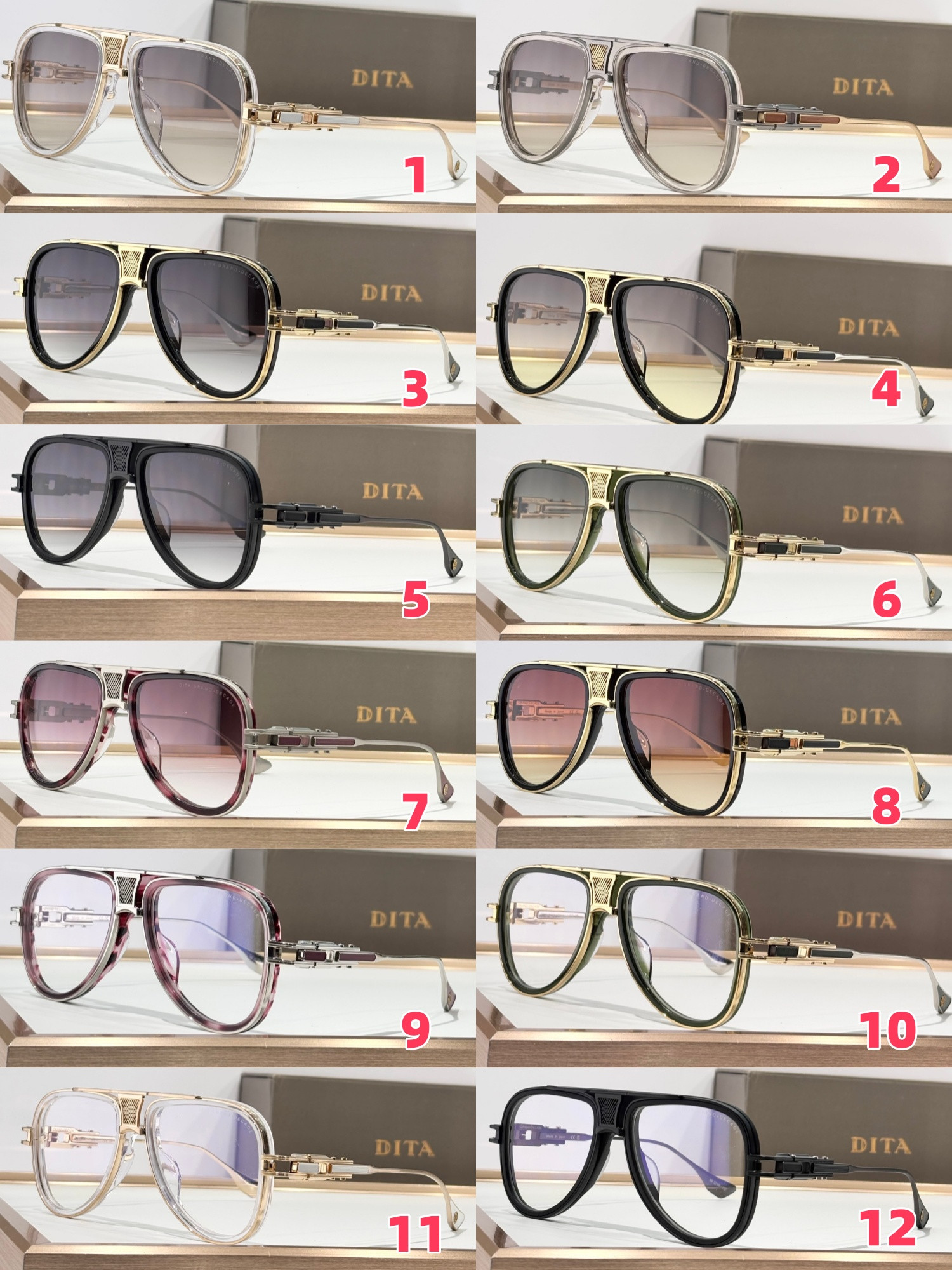 DITA Glasses DTS460 58-16-137 - Image 2