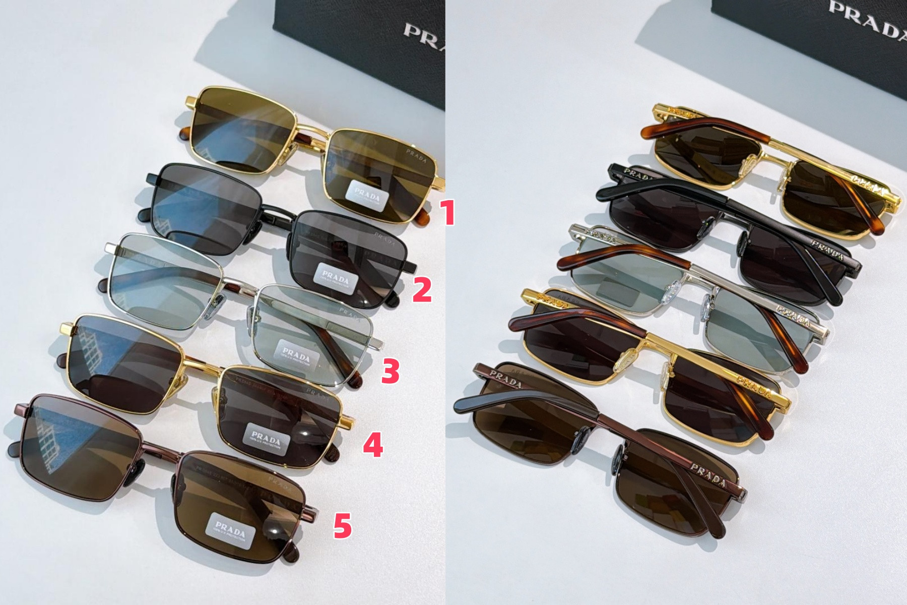 Prada Glasses PR D54S 55-19-140 - Image 2